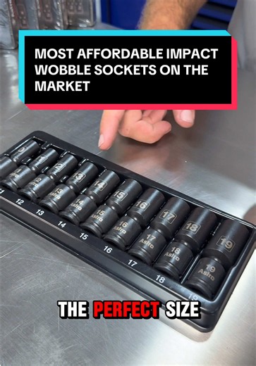 Most Affordable Mid-Length Wobble Sockets on the market! Check them out before they are gone! #powertools #mechanic #tools
