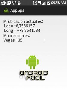 Ejemplo base obtener coordenadas y direccion en android studio - ANDROFAST