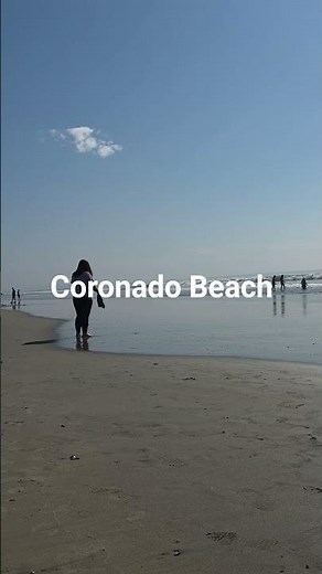 Coronado Beach #sandiego #coronadobeach #viral #oceanwaves #beautifuldestinations