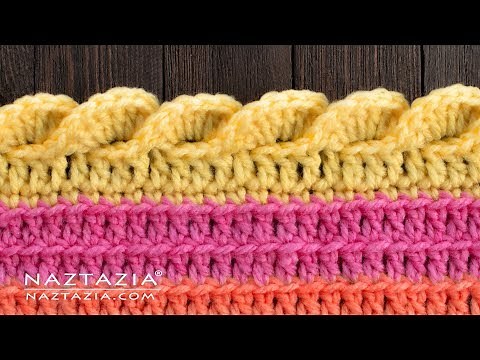 HOW to CROCHET a WAVY SHELL STITCH Border Edging for a Blanket Shawl or Scarf