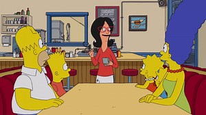472K views · 15K reactions | That'll be 4 Trilogy of Terror-yaki Burgers with sweaty cheese, please Bob's Burgers. | The Simpsons | Facebook