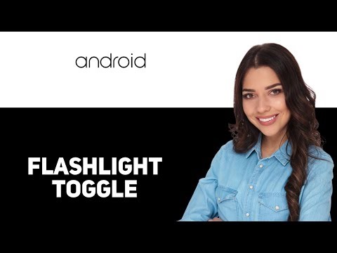 How to Turn On Turn Off Flashlight in Android 2025