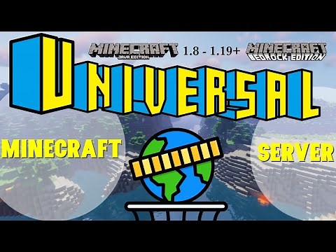 How To Create a Universal Server So All Players Can Join Your Server 1.8 - 1.19+