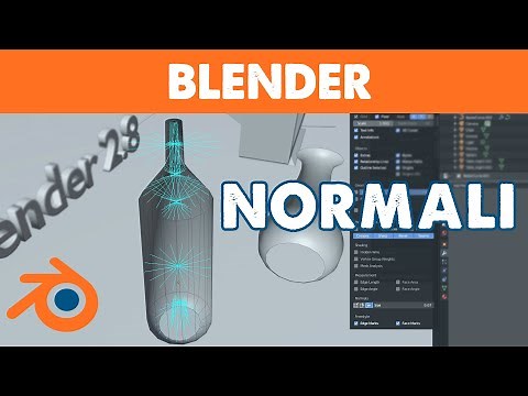 Blender - Normals: how to visualize, modify (flip) and fix problems with them (Tutorial)