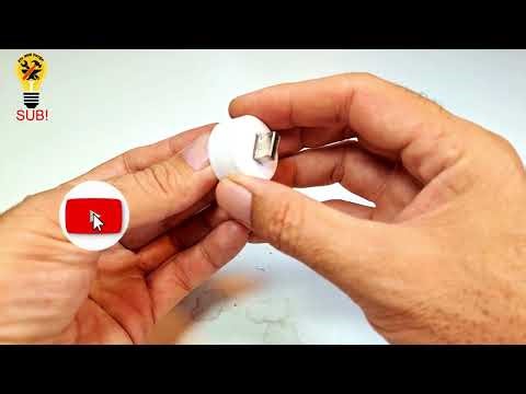 Make a USB LED Lamp at Home (Super Easy DIY Project)
