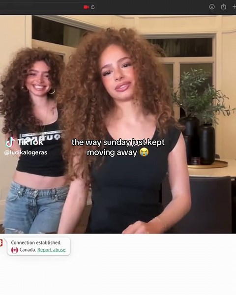 eli did NOT like it 😭 #kalogerassisters #fyp #foryoupage #viral #blowup - @sundaykalogeras @Eliana Kalogeras @demitrakalogeras