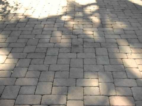 Sealing Pavers - Before and After