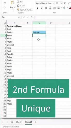 How to Remove Duplicates & Extract Unique Values in Excel