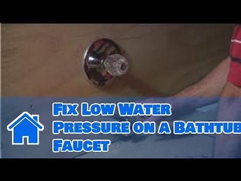 How to Troubleshoot Low Water Pressure