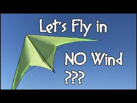 360s with Stunt kite [ZERO Wind Flying]