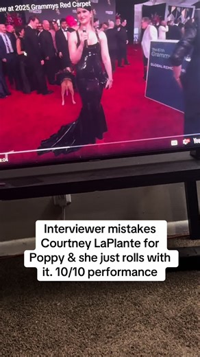 Courtney LaPlante's Hilarious Grammy Interview Moment