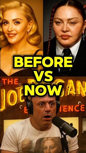 Joe Rogan Reacts to Madonna’s Before-and-After Look #jre