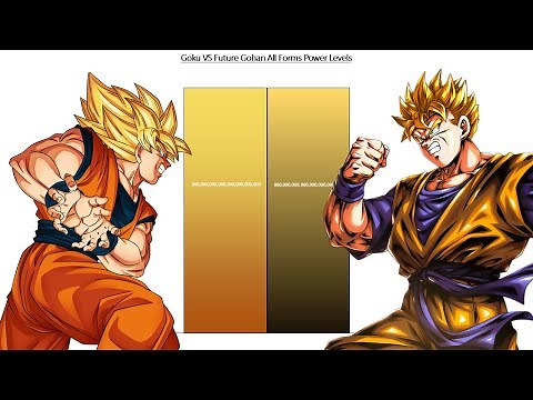 Goku VS Future Gohan All Forms Power Levels - Dragon Ball / DBZ/ DBS