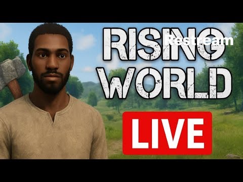 RISING WORLD day 5 LIVE! #Survival,#Adventure,#Strategy,#Building,#Crafting,#Multiplayer,