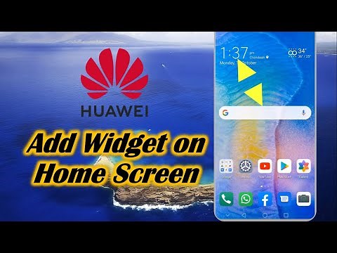 How to Add Widget on Home Screen in Huawei