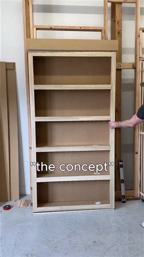 9.7K views · 579 reactions | A Bookcase Door 勞 Imagine if your own hidden door led to a secret room like this! @tbdnd_ The Murphy Door team has been hard at work perfecting a seamless and beautifully designed surface mounted bookcase door. | Murphy Door | Facebook