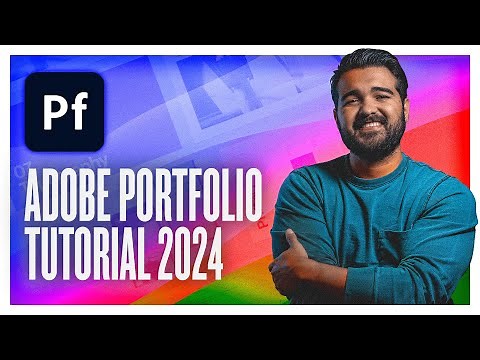ADOBE PORTFOLIO TUTORIAL 2024 | Create a graphic Design Portfolio!