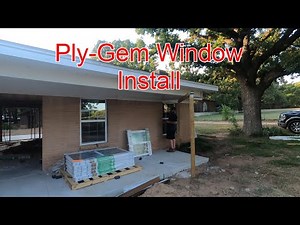Home Rescue: Replacing Old Windows with New Ply-Gem Windows In Brick House. #DIY #Remodel #Windows