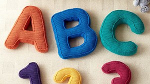 Crochet Your Own Alphabet & Number Pillow Patterns