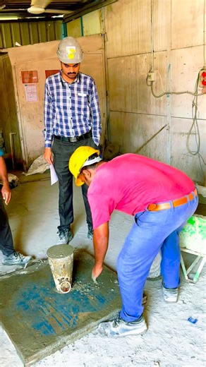 Saikiran Thombare on Instagram: "Slump flow test only for SCC as per IS 1199 part 6"