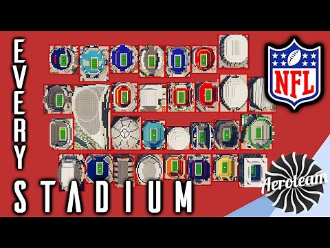Minecraft EVERY NFL Stadium