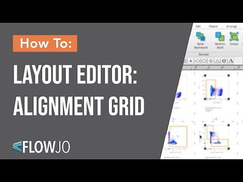 FlowJo Layout Editor: Alignment Grid