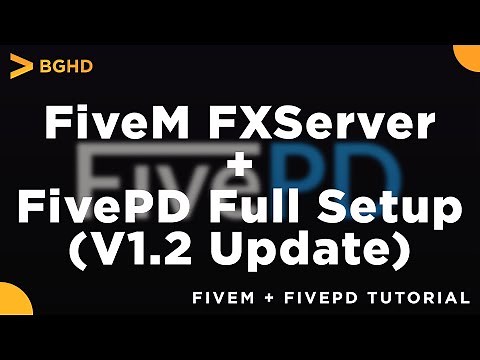 How to make a FiveM and FivePD(V.1.2) Server - Full Setup/Install Tutorial (2020)