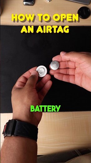 How to open an AirTag and the battery you need! #airtag