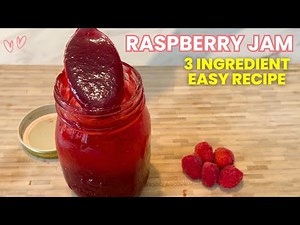 Did you know jam was this easy to make? Easy Raspberry Jam Recipe