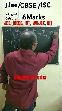 #change of order#integral calculus for JEE#education #maths