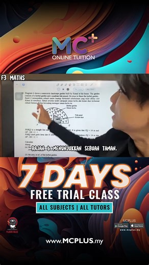 275 reactions | Matematik Form 3 by Sir Fathi. #mcplus #jombelajar Rasai sendiri pengalaman pembelajaran online berkualiti secara percuma selama 7 hari dengan melayari www.mcplus.my | MCPLUS | Facebook
