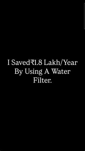 Personal Finance By Sonu on Instagram: "Water Filter vs Bottled Water - Smart Financial Strategy Key Points: •Install good quality water purifier at home •Carry reusable water bottle when going out •Choose filters based on local water quality •Maintain filter regularly for best performance •Use filtered water for cooking too Benefits: •Saves 70-80% on drinking water costs •Reduces plastic waste significantly •Always available - no delivery delays •Better for environment •No storage space needed 