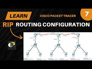 RIP Routing with 3 Routers 3 Switches and 6 PCs | Dynamic Routing | Cisco Packet Tracer