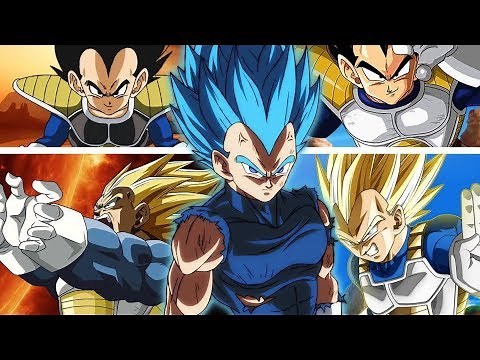 Vegeta All Forms And Transformations [Remastered HD]