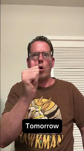 Learn how to sign today, tomorrow, and yesterday in ASL 📅