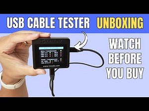 USB Cable Tester Treedix Unboxing - WATCH BEFORE YOU BUY!