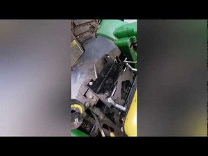 Fixing the backhoe seat