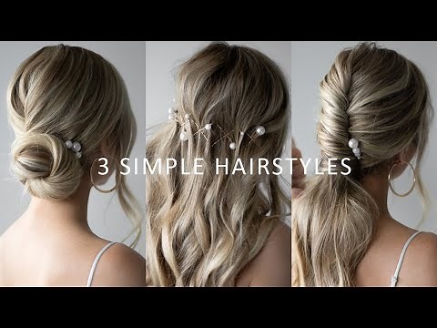 HOW TO: EASY Prom Hairstyles 👸🏼 Prom, Wedding, Bridal Hair