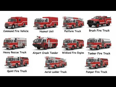 Every Type of Fire Truck Explained in 7 Minutes