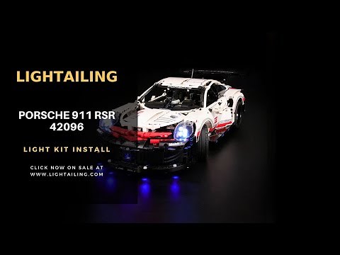 【LGK117 Installation Video】Lightailing Light kit for Lego Porsche 911 RSR 42096