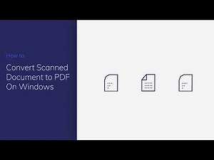 Convert Scanned Document to PDF on Windows with PDFelement
