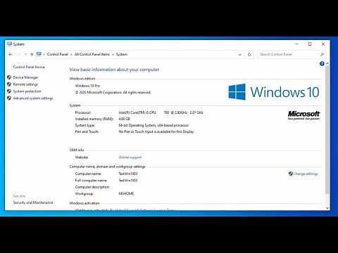 How to get your classic System Control Panel Menu Back in Windows 10