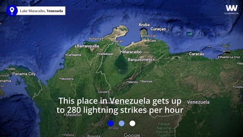 280 lightning strikes per hour – the mystery of Lake Maracaibo