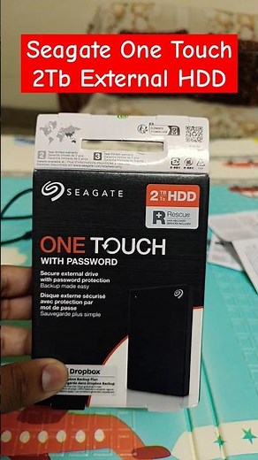 Seagate One Touch 2Tb External HDD #seagate #hdd #externalharddrive #externalharddisk