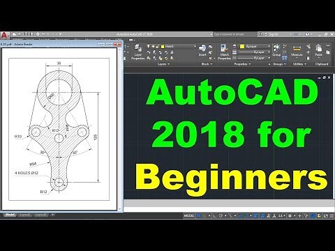 AutoCAD 2018 Tutorial for Beginners - 1