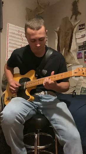 When I Go Away - Levon Helm #guitarcover #fender