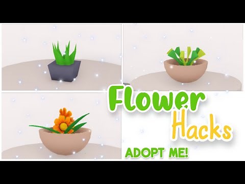 7 Flower Hacks 🌻 | Roblox Adopt Me Building Hacks