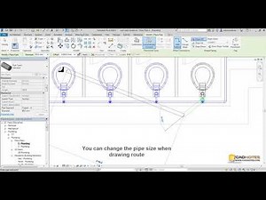 Revit MEP Basic: Creating a Drain Route