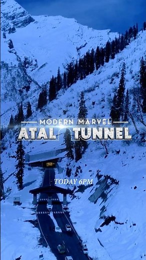 Watch 'Modern Marvel: Atal Tunnel' today at 6 PM only on HistoryTV18.