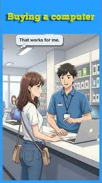 Buying a Computer | English Conversation for Daily Life #englishforbeginners #learnenglish